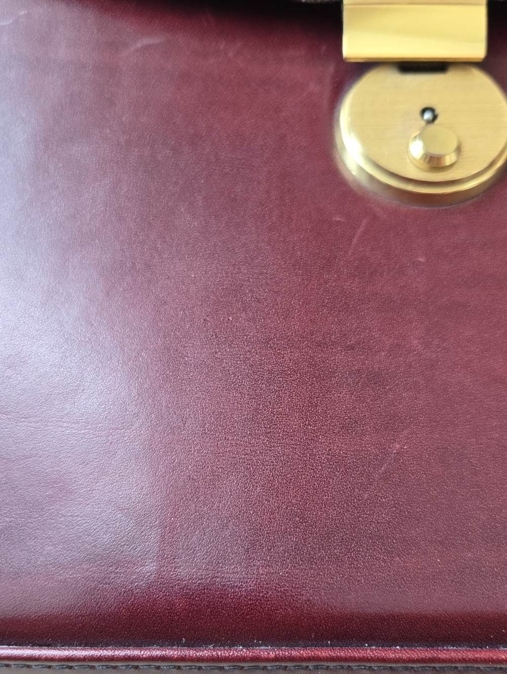 Vintage Schlesinger Oxblood Leather Briefcase - Picture 4 of 16